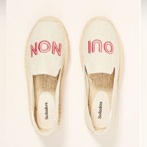 Oui Non Soludos espadrilles, 9.5, EUC